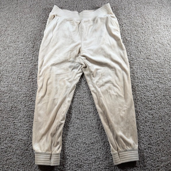 Abercrombie‎ Fitch Velour Jogger Sweatpants Large Athletic pull on cozy cuffed - Picture 2 of 8